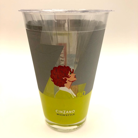 Vintage Cinzano bar ware, 4 glasses - Picture 3 of 8